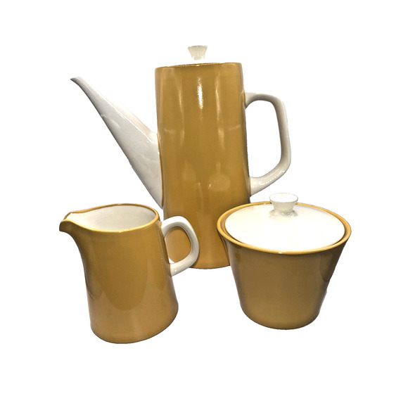 Kasuga Coffee Pot, Creamer, and Sugar Pot - Vintage, Perfect Condition, RARE! - Picture 4 of 4